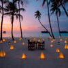 Dine under the stars swing at Palm Beach Maldives