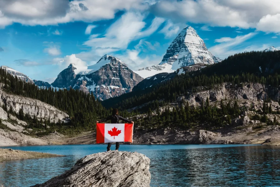 View of Canada mountain