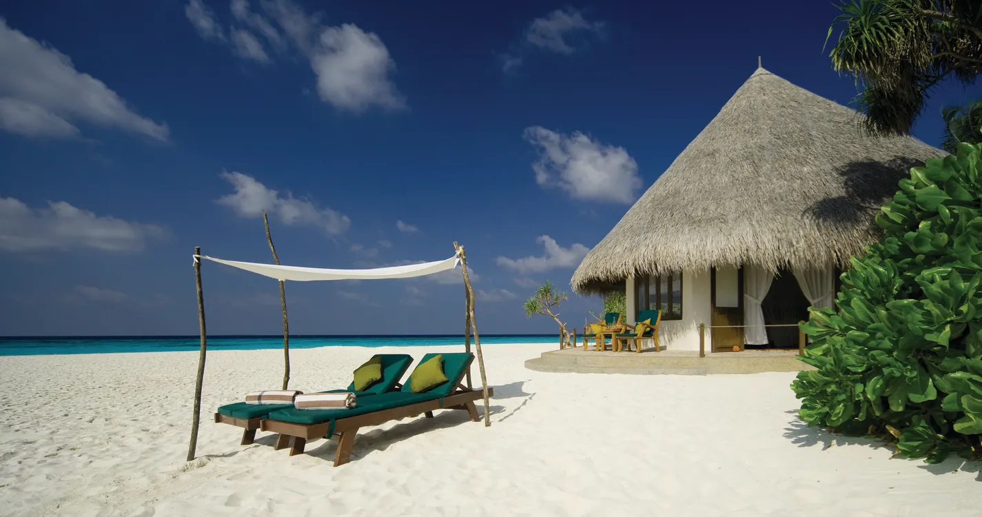 Maldives beach villa