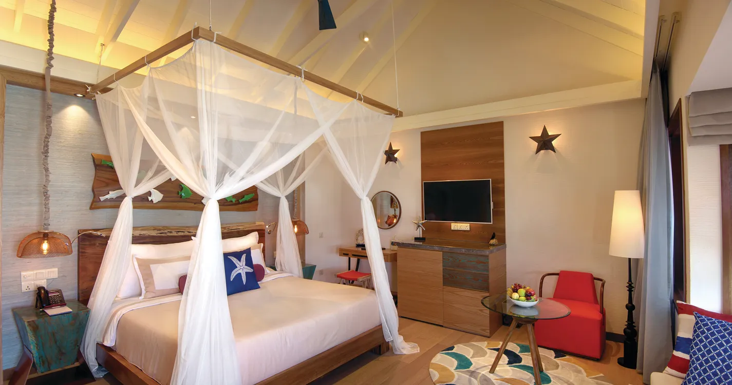 Maldives water villa